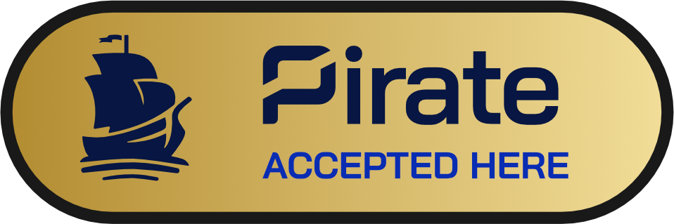 sticker Pirate Chain accepted here